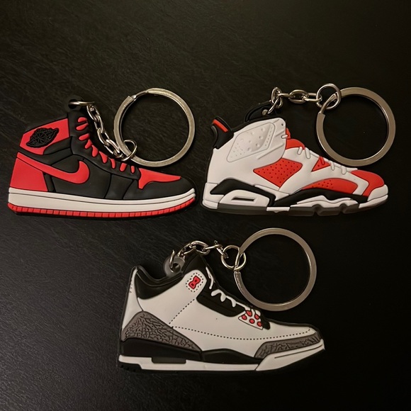 Jordan Accessories - Last bundle! Set of 3 keychain Jordans